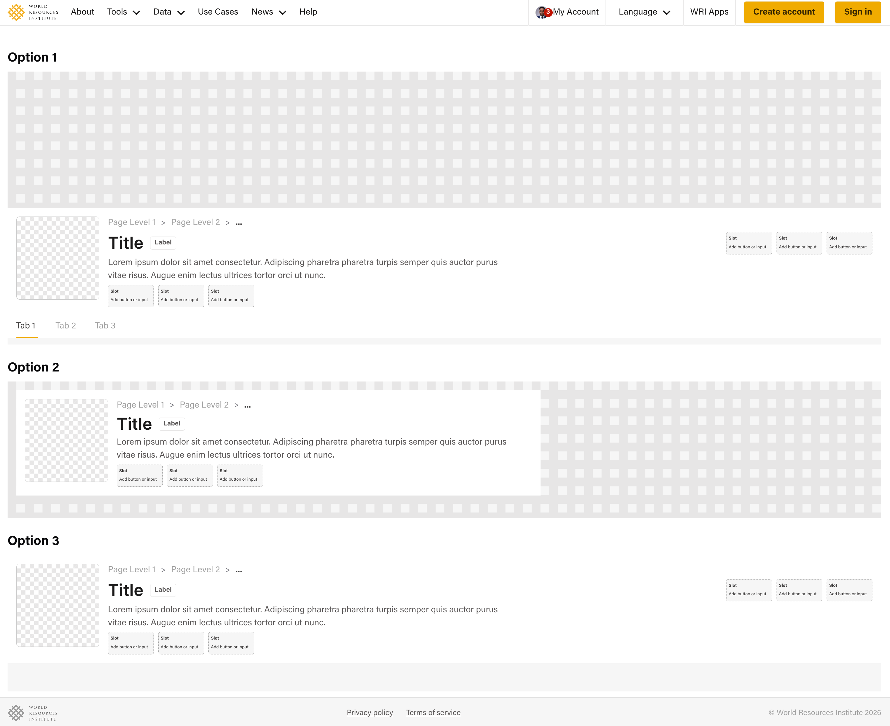 Page Header